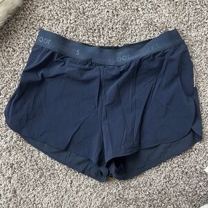 Outdoor Voices Dark Blue Running Shorts